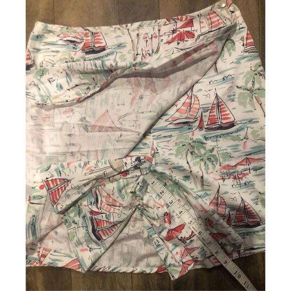 Charter Club Golf Sail boat coastal them skort size 10 - Picture 7 of 9